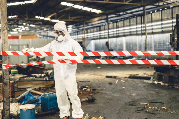 Professional Trauma Scene Cleanup technician working in Elsinore, UT